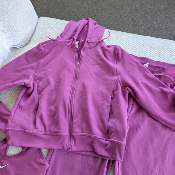 Nike Jackets & Blazers - Nike Fuchsia Full-Zip Hoodie